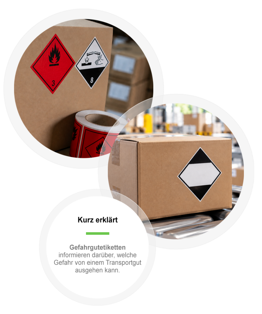 Übersicht Gefahrgutetiketten