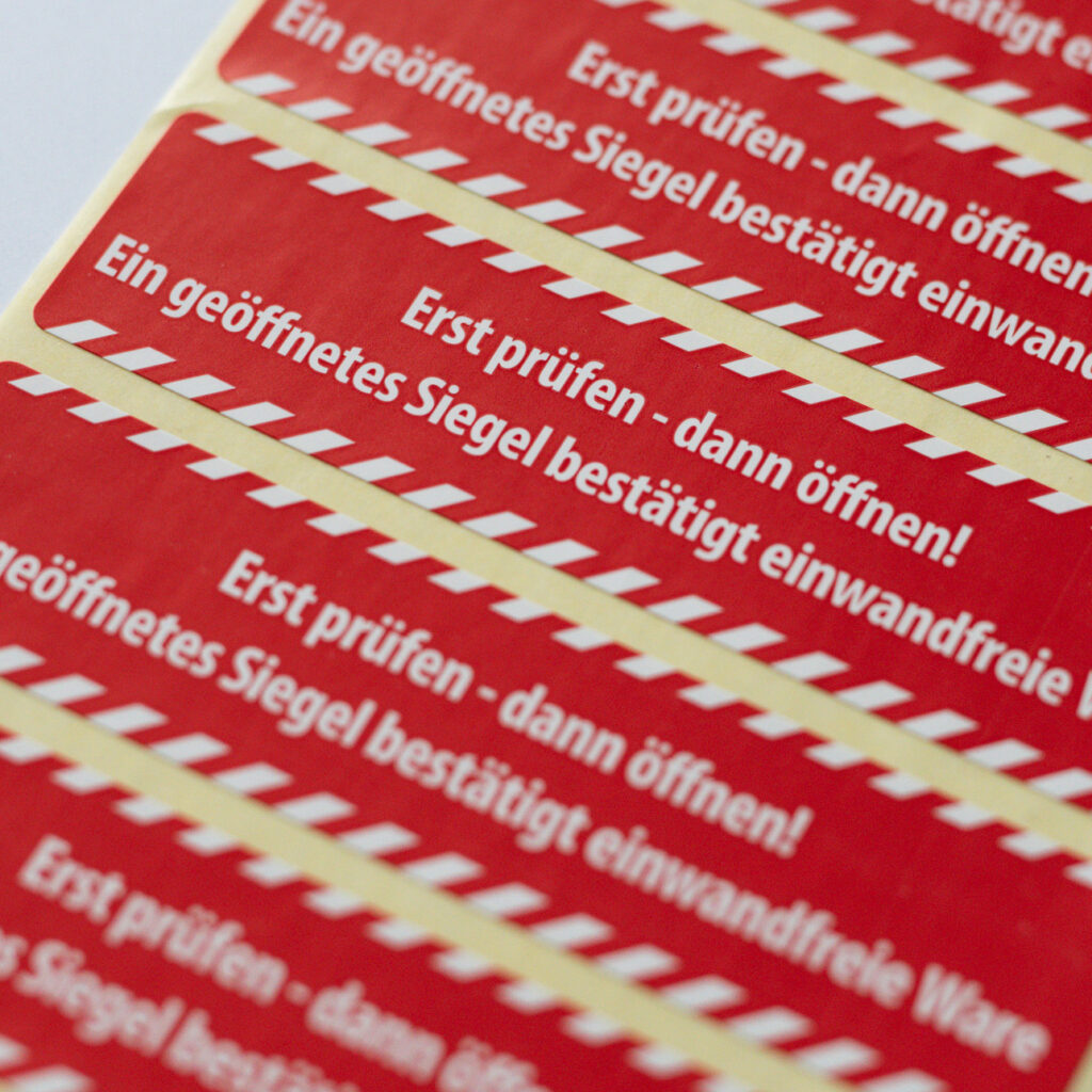 Bild Sicherheitsetiketten